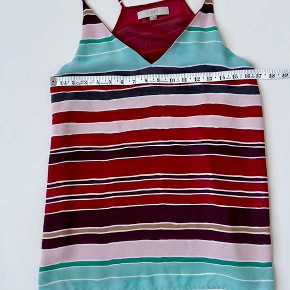 LOFT Women's Multicolor Striped Camisole - Picture 3 of 4